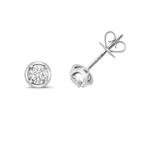 DIAMOND ILLUSION STUDS 0.17ct